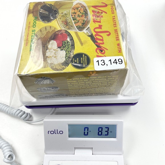 VitaSaver Vintage Kitchen‎ Gadget Stainless Steel Food Steamer Expandable Prop - Picture 13 of 13